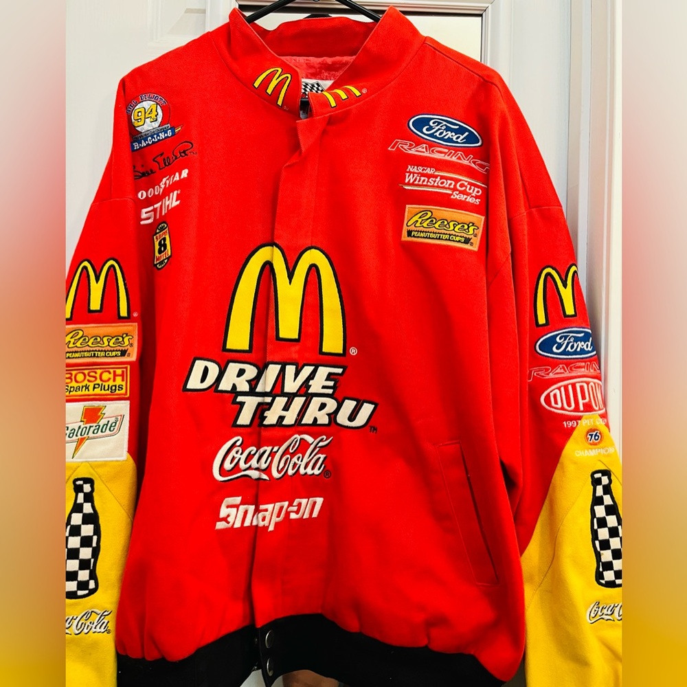 Vintage Bill Elliot Racing Coat-Large